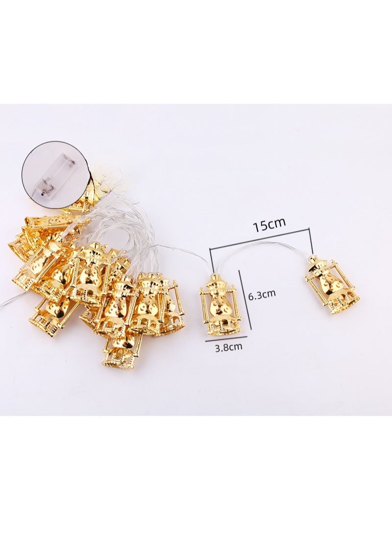 1.65M 10LED Ramadan Eid String Light for Eid Festival Christmas Bedroom Garden Decorations (Not Include Battery) - Image 3